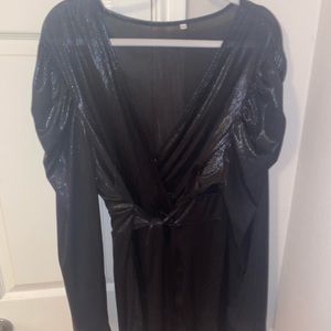 Shein puff sleeve dress